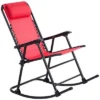 Costway Folding Zero Gravity Rocking Chair Rocker Porch Outdoor Patio Headrest Red -Costway GUEST 00e63a5f 7046 4641 b32c 3f800c7cf632