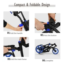 Costway Folding Golf Push Cart W/Scoreboard Adjustable Handle Swivel Wheel RedBlueGreyGreen 18 Costway Folding Golf Push Cart W/Scoreboard Adjustable Handle Swivel Wheel RedBlueGreyGreen -Costway GUEST 01ab7598 f16a 4c78 831e 9c8904f4163d