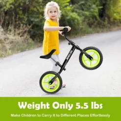 HoneyJoy Kids Balance Bike No Pedal Training Bicycle W/Adjustable Handlebar & Seat YellowBlackBlueRed -Costway GUEST 01f3b2a7 37cf 45a8 b586 99eeff562f35