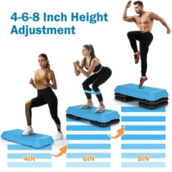 Costway 29'' Adjustable Workout Fitness Aerobic Stepper Exercise Platform W/Riser 4'' -6'' -8 18 Costway 29'' Adjustable Workout Fitness Aerobic Stepper Exercise Platform W/Riser 4'' -6'' -8 -Costway GUEST 0311bfd5 cd5e 4a84 895e 619e2a865084