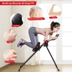 Costway Ab Machine With LCD Monitor Adjustable Abdominal Trainer Cruncher For Home Gym -Costway GUEST 03f3699f 54bb 4666 9431 4dfa2d616672