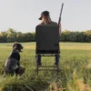 Costway Folding Silent Swivel Blind 360°Swivel Hunting Chair W/All-terrain Foot Pads