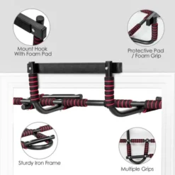 Costway Multi-Purpose Pull Up Bar Doorway Fitness Chin Up Bar No Screw Home Gym -Costway GUEST 06e956b2 b301 44b2 83f6 7253baa00938