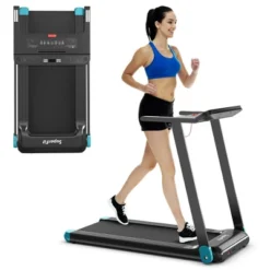 SuperFit Folding Electric Treadmill Compact Walking Running Machine W/APP Control Speaker -Costway GUEST 0742dd22 9abb 442a a557 4f16ba31c9e5