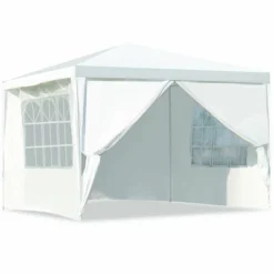 Costway Canopy Party Wedding Event Tent 10'x10' Heavy Duty Outdoor Gazebo Side Walls -Costway GUEST 075e3a1a 9c5a 4190 938c 00eaf0df47e7