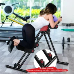 Costway Ab Machine With LCD Monitor Adjustable Abdominal Trainer Cruncher For Home Gym -Costway GUEST 090cf81c 3f0c 49a6 9156 bad3d76df693