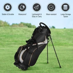 Costway Golf Stand Bag Portable Lightweight Golf Carry Club Bag W/ 8-way Divider 15 Costway Golf Stand Bag Portable Lightweight Golf Carry Club Bag W/ 8-way Divider -Costway GUEST 096251a0 06a8 4960 9e2c cb4a8af21489