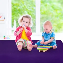 Large Yoga Mat 6' X 4' X 8 Mm Thick Workout Mats For Home Gym Flooring Purple -Costway GUEST 0a0ad42c dfe3 4136 81da 30dd62363206