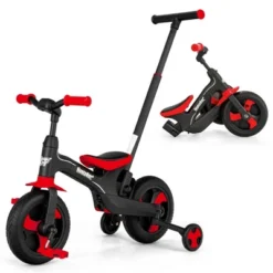 Costway 5-in-1 Kids Bicycle Foldable Toddler Balance Bike W/ Detachable Push Handle -Costway GUEST 0b91e379 6052 4de6 8b99 f727803f5a10