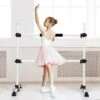 Costway 4ft Portable Ballet Barre Freestanding Adjustable Double Dance Bar Silver 1 Costway 4ft Portable Ballet Barre Freestanding Adjustable Double Dance Bar Silver -Costway GUEST 0b9da3b3 86c1 4597 8835 da97f029c021