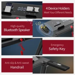 SuperFit 3.75HP Folding Treadmill Electric Running Machine W/Bluetooth APP Self-standing -Costway GUEST 0cb9c61d 34d9 4c0f b111 567f78eb96bc