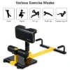 Gpolus 8-in-1 Multifunctional Squat Machine Deep Sissy Squat Home Gym Fitness Equipment