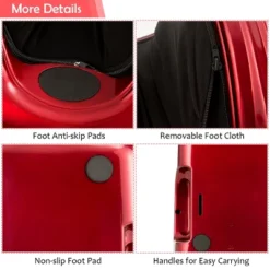 Costway Shiatsu Foot Massager Kneading And Rolling Leg Ankle Red -Costway GUEST 0f7abadd 0d83 4c97 9a68 688a7ce1a29e