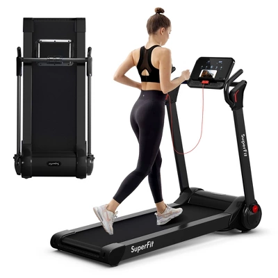 Superfit Folding 2.25HP Electric Treadmill Running Machine APP Control Bluetooth 11 Superfit Folding 2.25HP Electric Treadmill Running Machine APP Control Bluetooth - Image 9