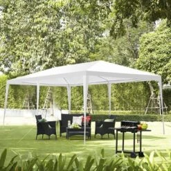 10'x20'Canopy Party Wedding Tent Heavy Duty Gazebo Pavilion Cater Event Outdoor -Costway GUEST 1345e8bf 00dc 4212 8fbd fddf7e9b6795
