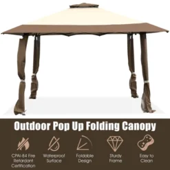 Costway 13'x13' Gazebo Canopy Shelter Awning Tent Patio Garden Outdoor Companion -Costway GUEST 1499dda6 74e2 407d 98c9 09c2608a01af