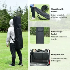 Costway 10ft X 10ft Pop Up Tent Slant Leg Canopy W/ Roll-up Side Wall -Costway GUEST 15ecedf0 d88c 4359 bcf9 27d97fc872f1