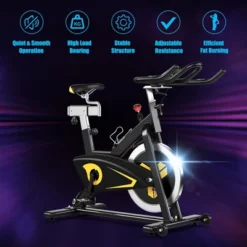Costway Indoor Cycling Bike Magnetic Exercise Bike Stationary Belt Drive Gym Home Cardio -Costway GUEST 15ef02f2 0bf2 44cc bcaa 082377c16d79