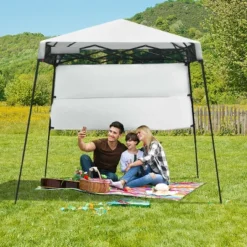 Costway 7x7 FT Slant Leg Pop-up Canopy Tent Shelter Adjustable Portable Carry Bag -Costway GUEST 1ba463d0 f985 4205 a9ed e87e957fefb1