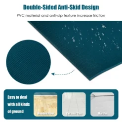 Large Yoga Mat 6' X 4' X 8 Mm Thick Workout Mats For Home Gym Flooring Blue -Costway GUEST 1bbe6143 f17e 4f7a b82c 5c4b948b168d