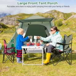 Costway 4-6 Person Camping Tent Waterproof Family Large Double-Layer Tents W/Front Porch -Costway GUEST 1c505060 3031 4ca1 9338 2c2b122f90bf