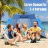 Costway 3-4 Person Easy Pop Up Beach Tent UPF 50Plus Portable Sun Shelter Orange/Blue 2 Costway 3-4 Person Easy Pop Up Beach Tent UPF 50Plus Portable Sun Shelter Orange/Blue -Costway GUEST 1ec234cf efbf 448d 83c9 eae8116b2ff3