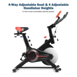 Indoor Exercise Bike Fitness Cardio W/4-way Adjustable Seat 15 Indoor Exercise Bike Fitness Cardio W/4-way Adjustable Seat -Costway GUEST 1f97ffdd 90a9 408e 9322 e706b91c1866