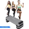 Costway 35'' Fitness Aerobic Step Cardio Adjustable 6"-8"-10" Exercise Stepper W/Risers