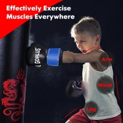 Costway 40Lbs Filled Punching Boxing Suit W/Sandbag Gloves Rucksack Hook Jump Rope -Costway GUEST 24ec79fe e88a 45bd 88ce 450667222f42