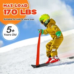 Costway Folding Snow Scooter W/Grip Handle Portable Snow Sled For Kids Teenagers -Costway GUEST 2a3948f0 4766 4a52 9219 fd119a3e0445