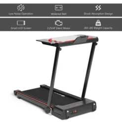 Costway 2.25HP 3-in-1 Folding Treadmill W/Table Speaker Remote Control Home Office Black -Costway GUEST 3027c6a5 ce4b 4bae 8323 b97bf2e4ad1e