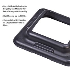 Costway 43'' Aerobic Stepper Step Cardio Fitness Exercise Adjust 4''-6''-8'' W/Risers