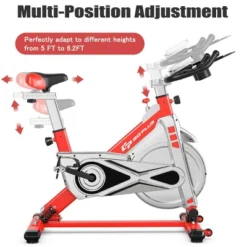 Costway Indoor Stationary Exercise Cycle Bike Bicycle Workout W/ Large Holder Red -Costway GUEST 321ab4df ed90 4c00 a9fc 1692e84eb12e