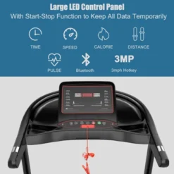 Costway 2.25HP Electric Folding Treadmill W/HD LED Display APP Control Speaker -Costway GUEST 323ce67f 8924 43c0 b852 66dc65bfc59b