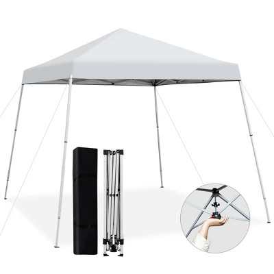 Costway 10x10ft Patio Outdoor Instant Pop-up Canopy Slanted Leg UPF50+ Sun Shelter 14 Costway 10x10ft Patio Outdoor Instant Pop-up Canopy Slanted Leg UPF50+ Sun Shelter - Image 12