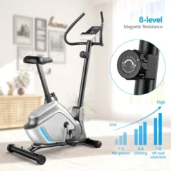 Costway 2-in-1 Exercise Bike Adjustable Magnetic Stationary Bike W/ LCD Screen 8 Magnetic Resistances -Costway GUEST 3a96a513 c3d4 4fcf b985 4f7e12bd344f