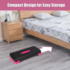 Costway 26'' Aerobic Exercise Stepper Cardio Trainer W/Riser Height-Adjustable Home Gym 17 Costway 26'' Aerobic Exercise Stepper Cardio Trainer W/Riser Height-Adjustable Home Gym -Costway GUEST 3bdfa4b0 656c 434d a37c 20b74168bfe0