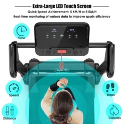 SuperFit 2.25HP Folding Electric Motorized Treadmill With Speaker -Costway GUEST 3c2655ce e31f 4fe5 9b0c 1be378eb0a62