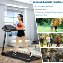 Costway 2.25HP Electric Folding Treadmill W/HD LED Display APP Control Speaker -Costway GUEST 4035fc36 8af0 4818 8a57 248f5a286d47