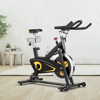 Costway Magnetic Exercise Bike Stationary Belt Drive Indoor Cycling Bike Gym Home Cardio 3 Costway Magnetic Exercise Bike Stationary Belt Drive Indoor Cycling Bike Gym Home Cardio