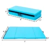 Costway 4'x6'x2'' Gymnastics Mat PU Thick Folding Panel Gym Blue -Costway GUEST 4450cb1e 4faf 43c1 8e13 c56d3e3daf56