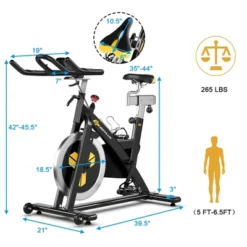 Costway Indoor Cycling Bike Magnetic Exercise Bike Stationary Belt Drive Gym Home Cardio -Costway GUEST 450276e0 0d6b 4208 b3df cb8f02e19e7d 1