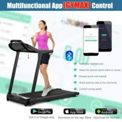 Costway 2.25HP Electric Folding Treadmill W/HD LED Display APP Control Speaker -Costway GUEST 46b93562 44ed 4a3c bac5 1d0503ff47b4