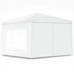 Costway Canopy Party Wedding Event Tent 10'x10' Heavy Duty Outdoor Gazebo Side Walls -Costway GUEST 47b6d159 86bd 4eed 96ee cca35e32b2a0