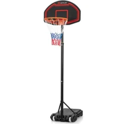 Costway Adjustable Kids Basketball Hoop Stand W/Durable Net Shatterproof Backboard Wheel -Costway GUEST 4b65156f 4e26 4f33 878a 63e7ec8197d7