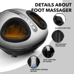 Costway Foot Massager Machine W/Heat And Calf Air Bag, Foot Therapy Spa For Home, Office -Costway GUEST 4c799ffc 5056 44fb 929f 3713a505b03c