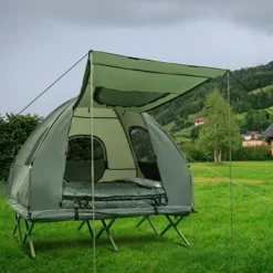 Costway 2-Person Compact Portable Pop-Up Tent/Camping Cot W/ Air Mattress & Sleeping Bag -Costway GUEST 4cc57a8b eac2 436c 9583 2f1826959dd2