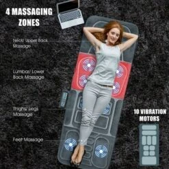 Foldable Massage Mat Full Body Massager W/ Heat & 10 Vibration Motors -Costway GUEST 4d18880c afc3 4799 ae29 4290ecd4d000