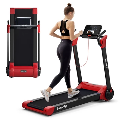 Superfit Folding 2.25HP Electric Treadmill Running Machine APP Control Bluetooth 13 Superfit Folding 2.25HP Electric Treadmill Running Machine APP Control Bluetooth - Image 11