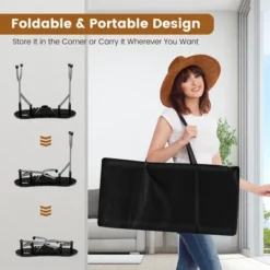 Costway Folding Manicure Table Portable Nail Desk With Dust Collector LED Lamp Carry Bag -Costway GUEST 4e7a6ab4 e8ce 4d6c b194 07d466649382